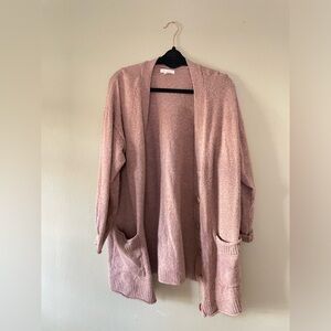 Lauren Conrad pink cardigan